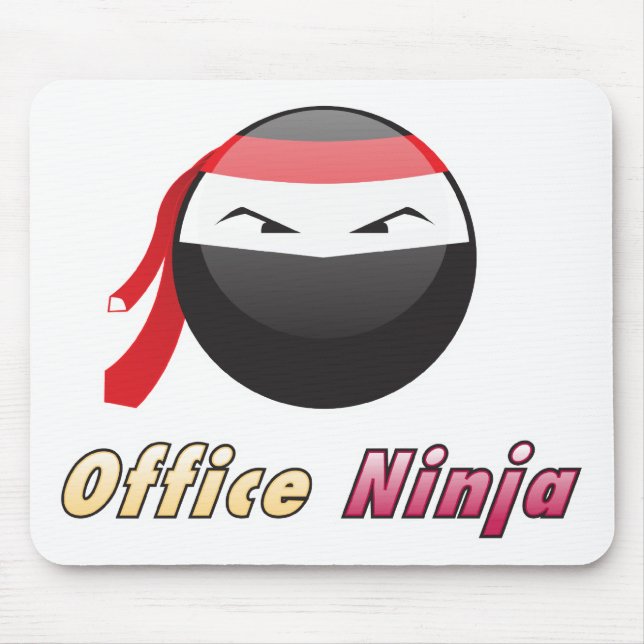 Büro Ninja 1 Mousepad (Vorne)
