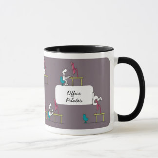 Büro Pilates Tasse, braun Tasse
