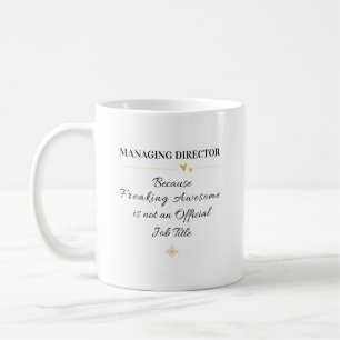 Büro-Quote für den Geschäftsführer Kaffeetasse