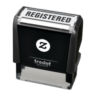 BÜRO REGISTRIERTE SELBSTSTÄNDIGE BRIEFMARKE FÜR MA PERMASTEMPEL