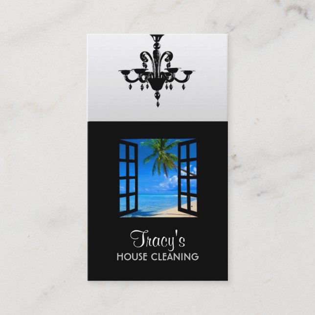 Büro-Reinigungs-Visitenkarten Terminkarte (Vorderseite)