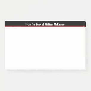 Büro-Schreibtisch-Notiz-Monogramm-modernes Post-it Klebezettel