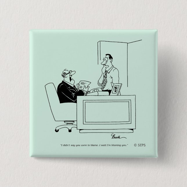 Büro-Schuld Button (Vorderseite)