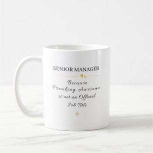Büro-Spruch für leitende Führungskräfte Kaffeetasse