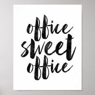 Büro Sweet Office Poster
