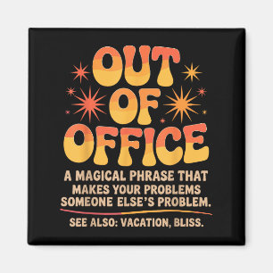 Büro-Witze Sarkastische Zitate Humorvolle Arbeit Magnet