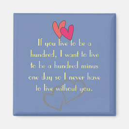 Büro-Zuhausehochzeit personifizieren der Magnet