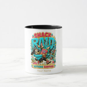Büroangestellter sarkastischer Hund Grafik T-Shirt Tasse