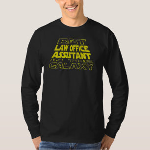 Büroassistent Raum Rückseite Design T-Shirt