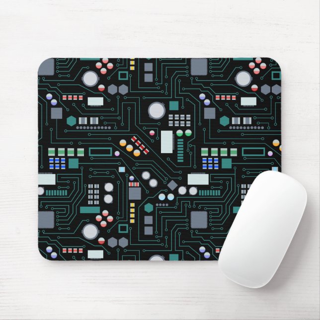 Bürodekor für Computerplatine Mousepad (Mit Mouse)