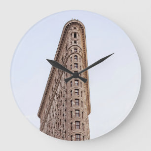 Bürogebäude Flatiron Große Wanduhr