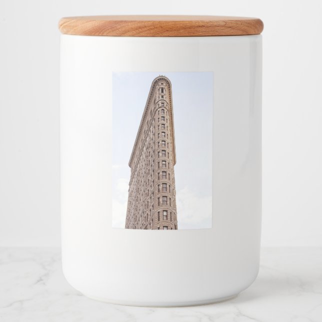 Bürogebäude Flatiron  Lebensmitteletikett (Vorderseite)