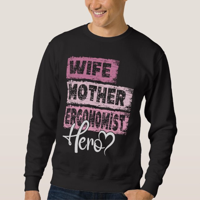 Büroheld Mutter Mutter Ergonomin  1 Sweatshirt (Vorderseite)