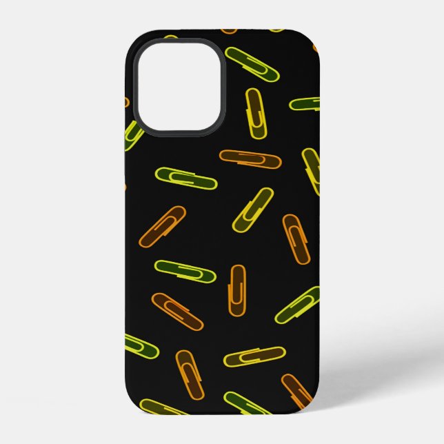 Büroklammern iPhone Hülle (Rückseite)