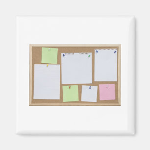 Bürokorkartentafel Magnet