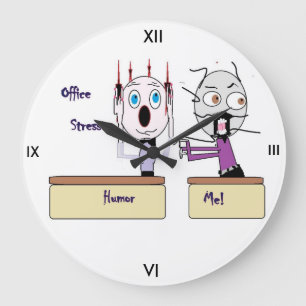 Bürostressschalter Große Wanduhr