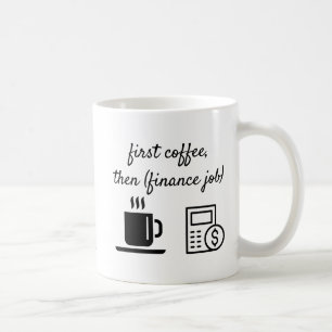 Bürotasse Erster Kaffee Kaffeetasse