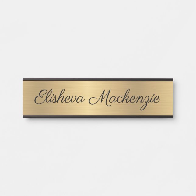 Bürotür signiert einfaches Geschenkzeichen für Unt Türschild (Vorderseite )