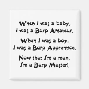 Burp-Meister Magnet