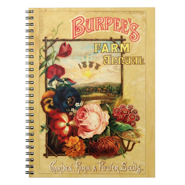 Burpee-Samenkatalog 1888 Notizblock (Vorderseite)