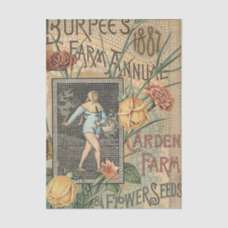 Burpee's Farm Annual 1887 Vintage Seed Catalog Seidenpapier