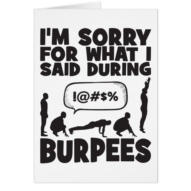 BURPEES - Funny Novelty Workout (Vorne)