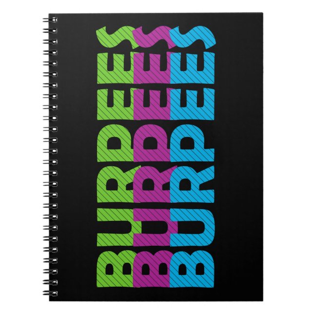 Burpees Notizblock (Vorderseite)