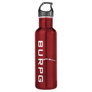 BURPG rotes Wasser-Flasche (24oz) Edelstahlflasche