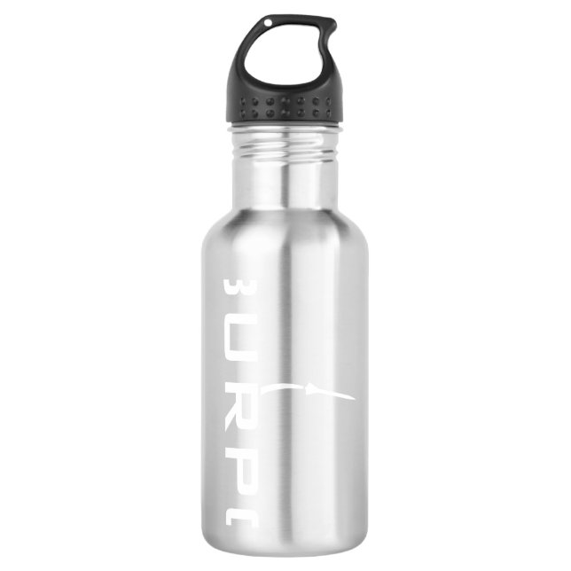 BURPG rotes Wasser-Flasche (24oz) Edelstahlflasche (Vorderseite)