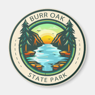 Burr Oak Staat Park Ohio Abzeichen Magnet