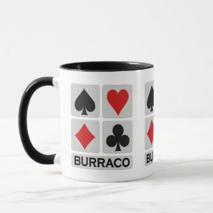 Burraco Player Tasse - wählen Sie Stil & Farbe
