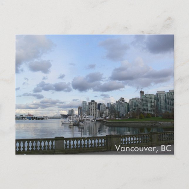 Burrard Inlet - Vancouver, BC Postkarte (Vorderseite)