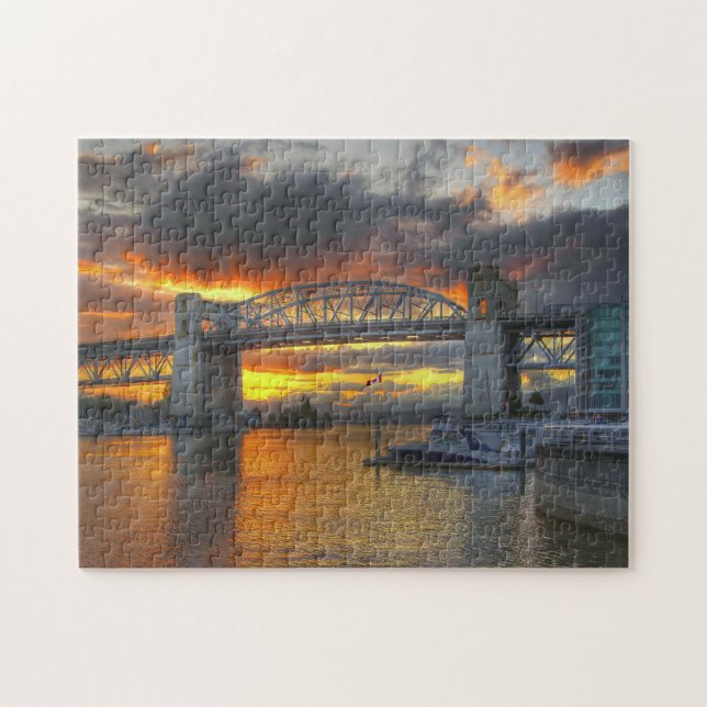 Burrard Street Bridge Vancouver. Puzzle (Horizontal)