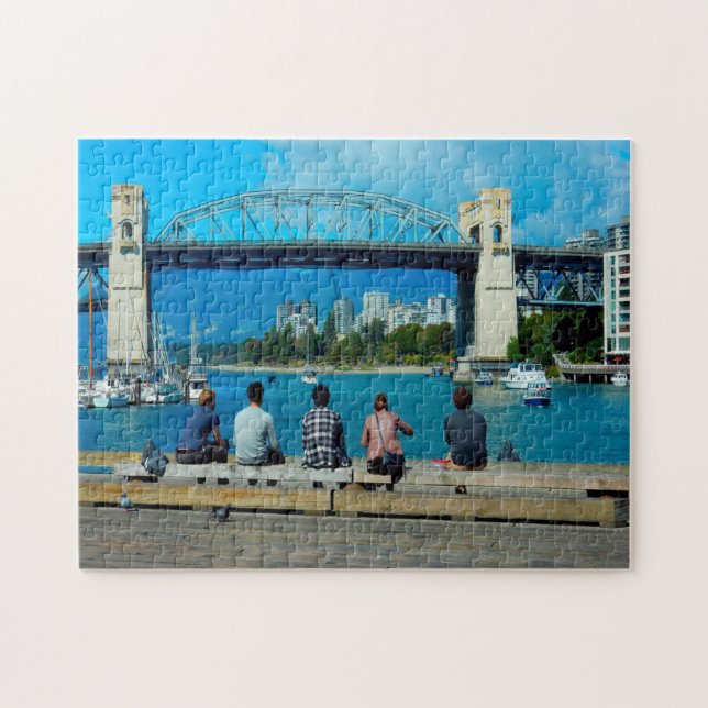 Burrard Street Bridge Vancouver. Puzzle (Horizontal)