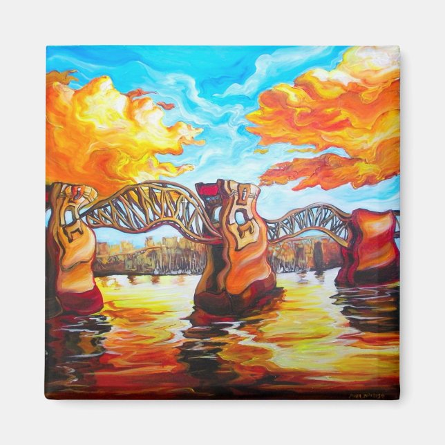 Burrard Sunset Magnet (Vorne)