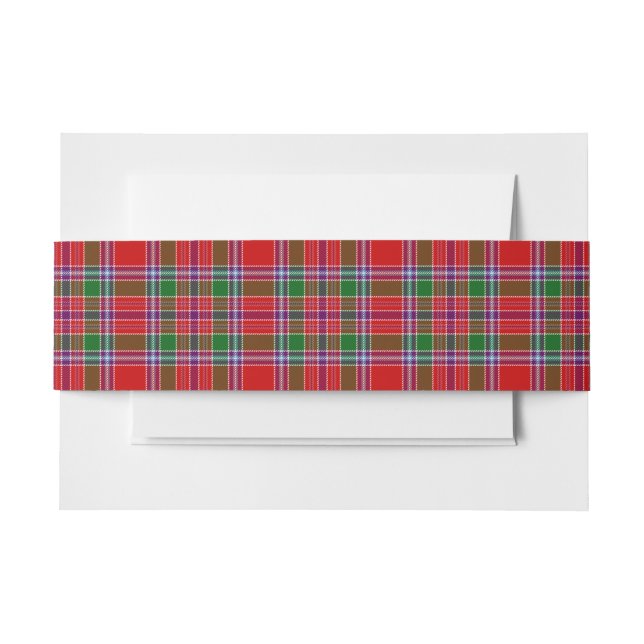 Burrell Scottish Tartan Bly Band (Vorderseite Beispiel)