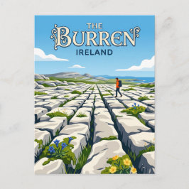 Burren-Nationalpark Irland Postkarte