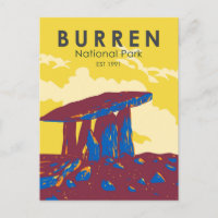 Burren Nationalpark Irland Reisen Art Vintag