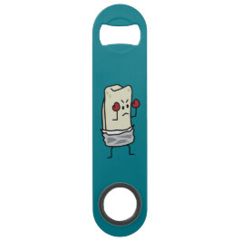 Burrito-Boxer-Kämpfer mit roten Boxhandschuhen Speedflaschenöffner