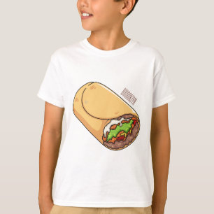 Burrito-Cartoon-Abbildung T-Shirt