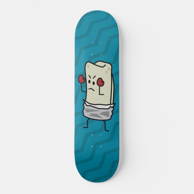 Burrito-Kämpfer Skateboard (Vorderseite)