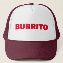 BURRITO lustiger Slogan LKW-Hut