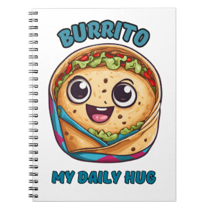 Burrito My Daily Hug Notizblock