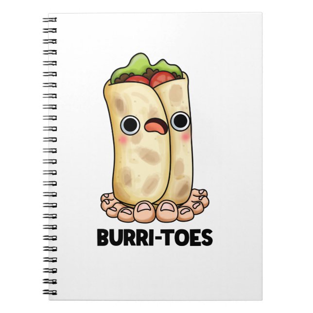 Burritoes Funny Burrito Pun Notizblock (Vorderseite)