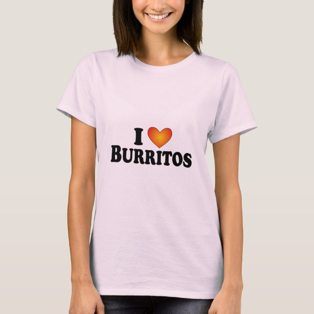 Burritos I (Herz) - produktreicher T - Shirt Lite (Vorderseite)