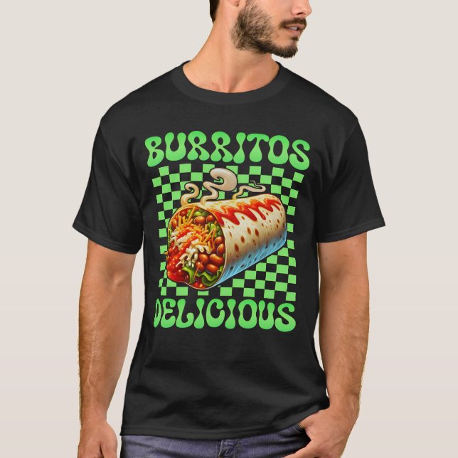 Burritos köstlich T-Shirt (Vorderseite)