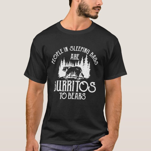 Burritos Mexican Food Awareness From Wild Bears T-Shirt (Vorderseite)