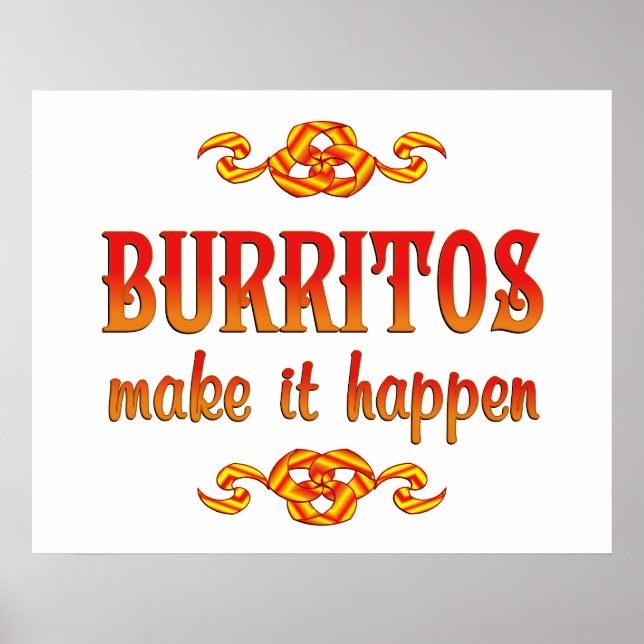 Burritos Poster (Vorne)