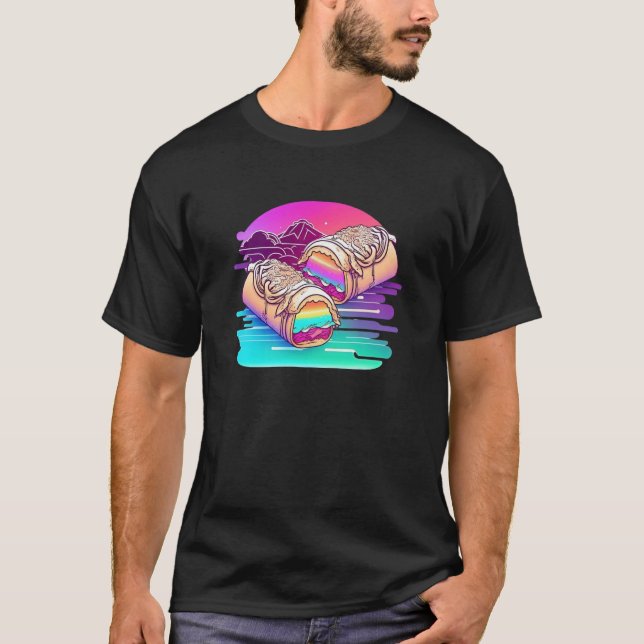 Burritos With a Futuristic Vibe for a Modern Twist T-Shirt (Vorderseite)