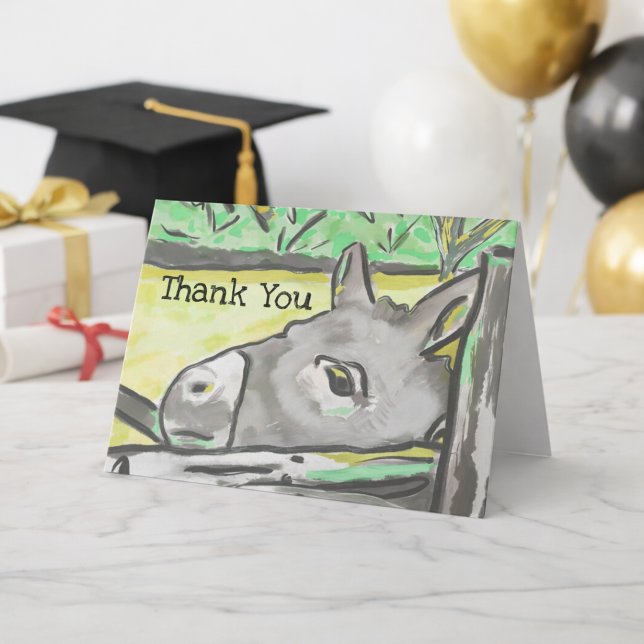 Burro Danke, Abschluss Birthday Karte (Von Creator hochgeladen)